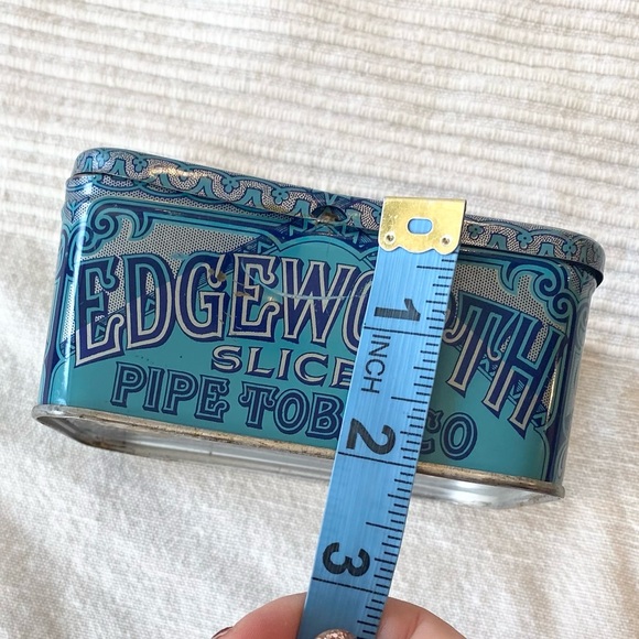 Vintage 1940’S Edgeworth Pipe Tobacco Collectable Empty Tin - Picture 5 of 15